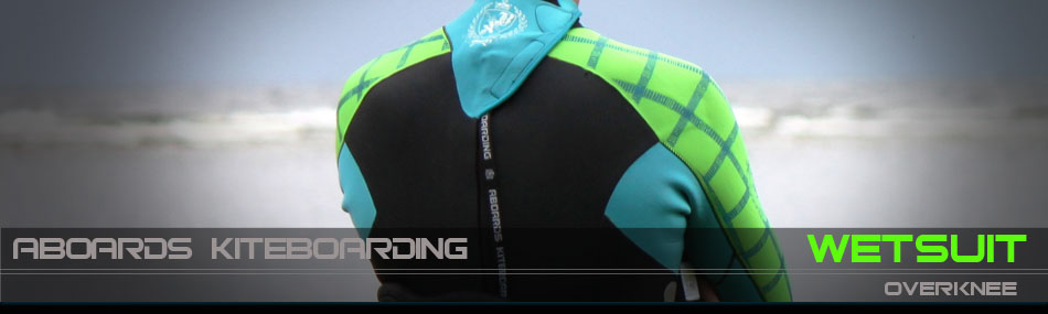 Overknee wetsuit for kitesurfing and other watersports